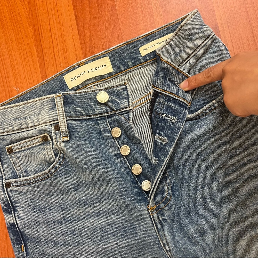 Denim Forum High Rise Blue Jeans
